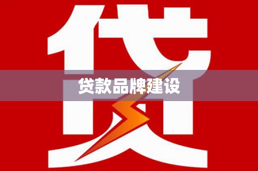 秀山贷款品牌建设