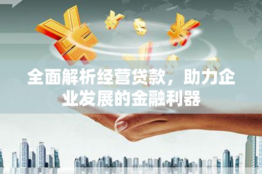 秀山全面解析经营贷款，助力企业发展的金融利器