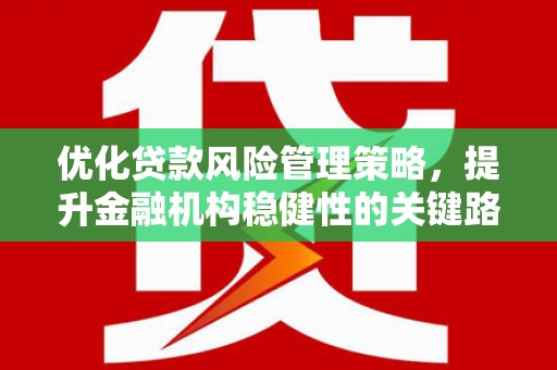 秀山优化贷款风险管理策略，提升金融机构稳健性的关键路径