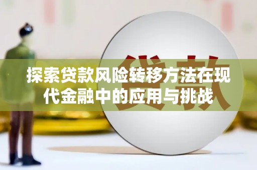 秀山探索贷款风险转移方法在现代金融中的应用与挑战