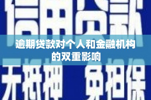 秀山逾期贷款对个人和金融机构的双重影响