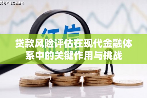 秀山贷款风险评估在现代金融体系中的关键作用与挑战