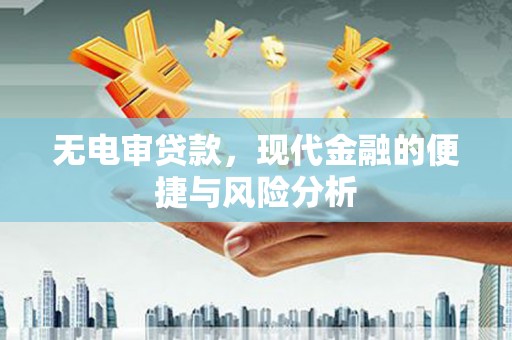 秀山无电审贷款，现代金融的便捷与风险分析