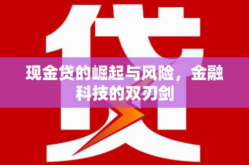 秀山现金贷的崛起与风险，金融科技的双刃剑