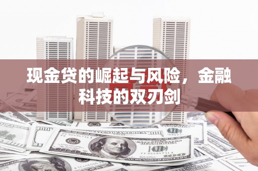 秀山现金贷的崛起与风险，金融科技的双刃剑