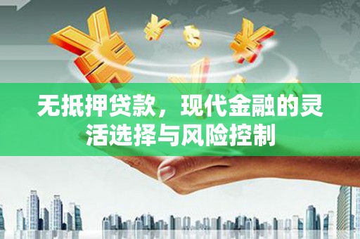 秀山无抵押贷款，现代金融的灵活选择与风险控制