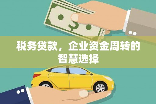秀山税务贷款，企业资金周转的智慧选择
