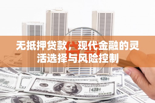 秀山无抵押贷款，现代金融的灵活选择与风险控制