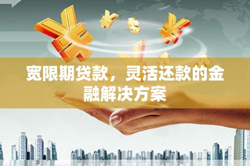 秀山宽限期贷款，灵活还款的金融解决方案