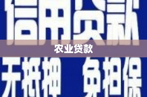 秀山农业贷款