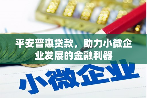 秀山平安普惠贷款，助力小微企业发展的金融利器