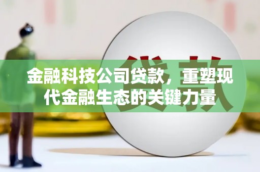 秀山金融科技公司贷款，重塑现代金融生态的关键力量