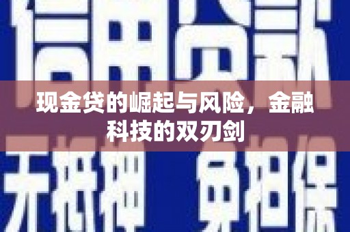 秀山现金贷的崛起与风险，金融科技的双刃剑