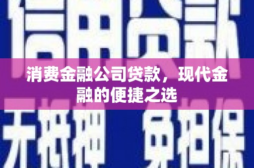 秀山消费金融公司贷款，现代金融的便捷之选