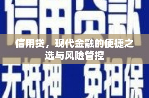 秀山信用贷，现代金融的便捷之选与风险管控