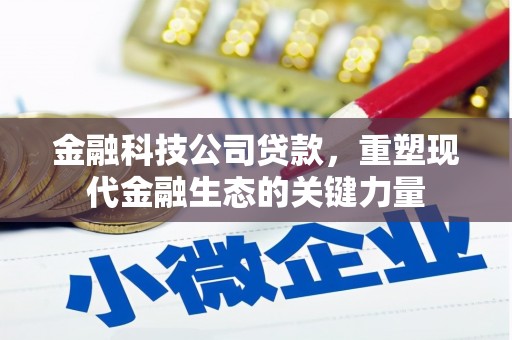 秀山金融科技公司贷款，重塑现代金融生态的关键力量