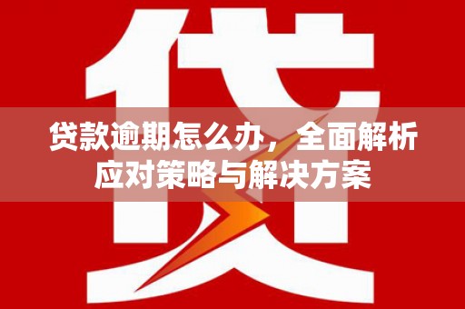 秀山贷款逾期怎么办，全面解析应对策略与解决方案