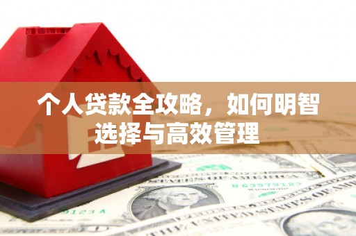秀山个人贷款全攻略，如何明智选择与高效管理