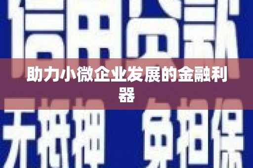 秀山助力小微企业发展的金融利器