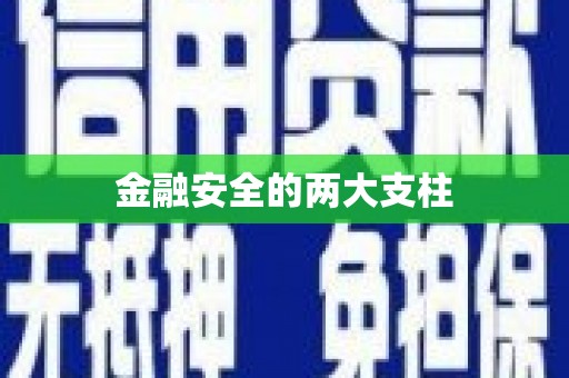 秀山金融安全的两大支柱